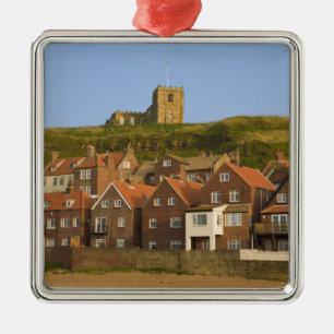 Ny bostad och St Margarets kyrka, Whitby, Julgransprydnad Metall