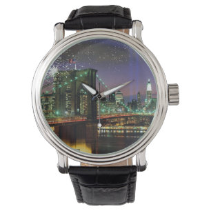 NY Brooklyn överbryggar klockan Armbandsur