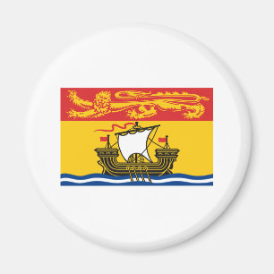 NY BRUNSWICK-FLAGGA MAGNET