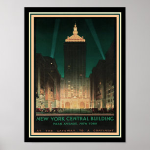 NY Central/Helmsley Byggnad ca.1930 Poster