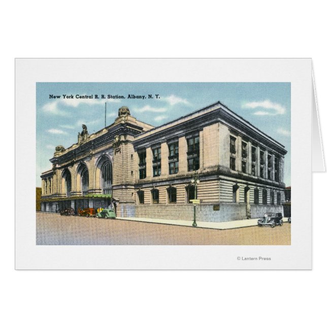 NY Central Railroad Station # 2 Hälsningskort (Framsidan Horizontal)