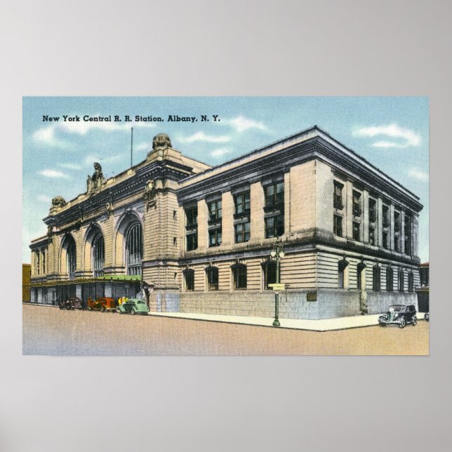 NY Central Railroad Station # 2 Poster (Framsidan)