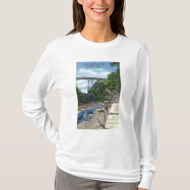 NY-centralen RR överbryggar, Jacob stege T Shirt (Framsida)