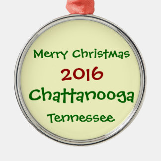 NY Chattanooga Tennessee JULPRYDNAD 2016 Julgransprydnad Metall