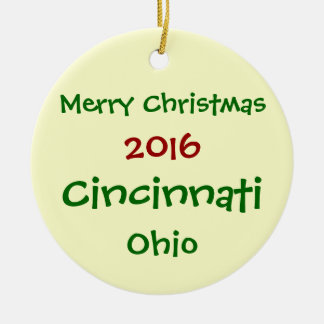 NY CINCINNATI OHIO GOD JULPRYDNAD 2016 JULGRANSPRYDNAD KERAMIK