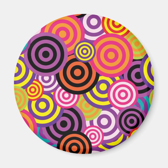 Ny cirkel - Abstrakt Magnet (Framsidan)