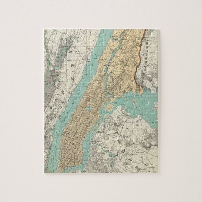 NY City, Brooklyn Pussel (Vertikal)