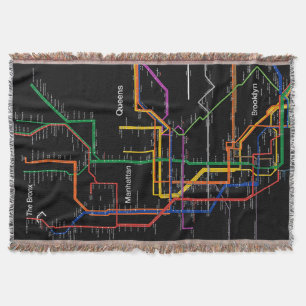 NY-City tunnelbanan karta Filt