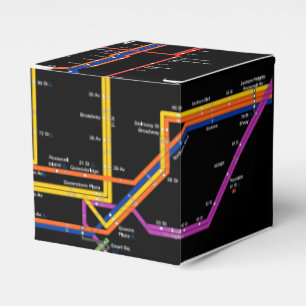 NY-City tunnelbanan karta Presentaskar