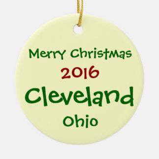 NY CLEVELAND OHIO GOD JULPRYDNAD 2016 JULGRANSPRYDNAD KERAMIK