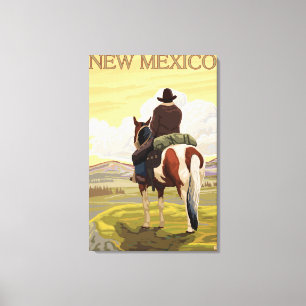 Ny Cowboy (beskåda från baksida) - mexico Canvastryck