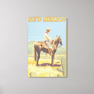 Ny Cowboy (sidan beskådar) - mexico Canvastryck