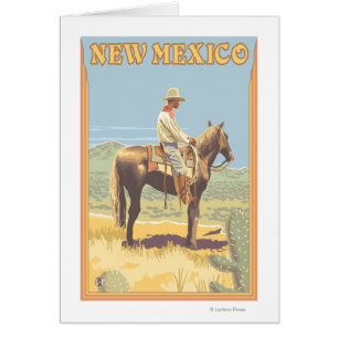 Ny Cowboy (sidan beskådar) - mexico Hälsningskort