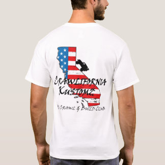 Ny Crawlifornia Kustomz skjortaflagga Tee Shirt