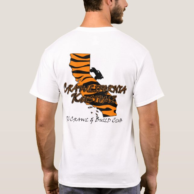 Ny Crawlifornia Kustomz skjortatiger Tee (Baksida)