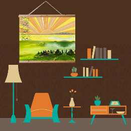 Ny dag med soluppgång Scenery inspirationsoffert