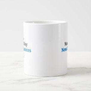 Ny Dag, Nya Chanser" Minimalistisk Jumbo Mugg