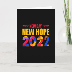Ny Dag Nytt Hopp 2022-gott nytt år-roligt Kort