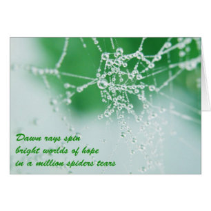 Ny dag, nytt hopp hälsningskort