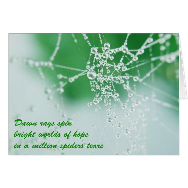 Ny dag, nytt hopp hälsningskort (Framsidan Horizontal)