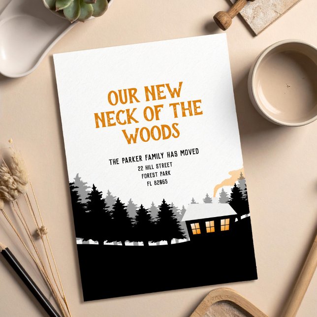 Ny del av stan adressändringskort inbjudningar (Skapare uppladdad)