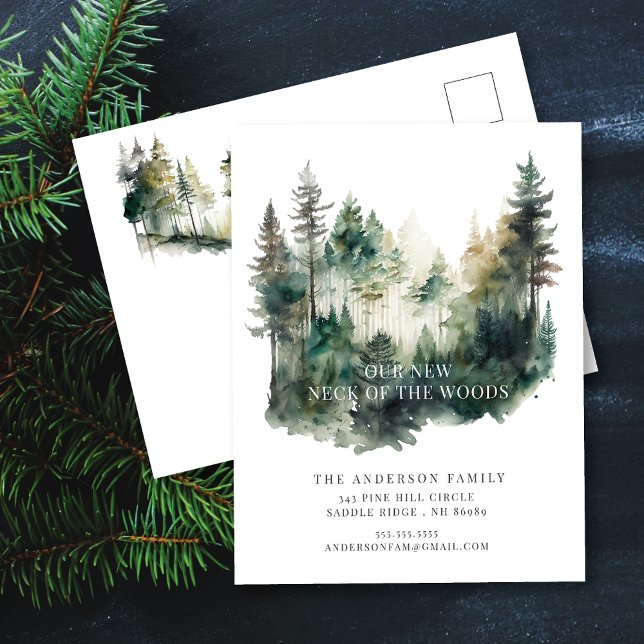 Ny del av stan Ny adress postkort Meddelande Vykort (Skapare uppladdad)