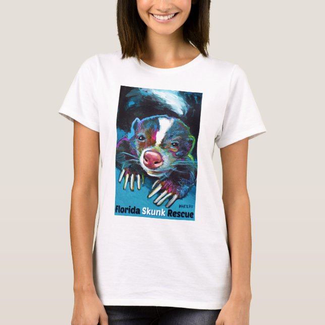 Ny design för Florida Skunkrädding Tee (Framsida)