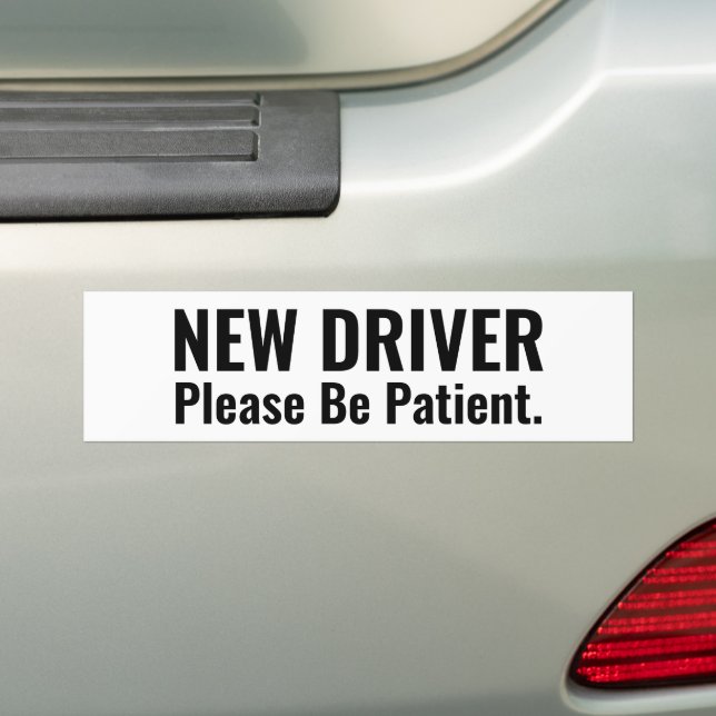 Ny drivrutin: Var patient Bildekal (På Bil)