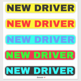 Ny drivrutinstext - enkel drivrutin ny klistermärken