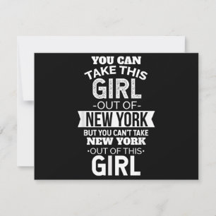 NY Du Kan Ta Denna Flicka Ur New York Souvenir Tack Kort