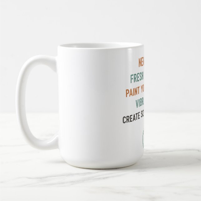Ny duk soluppgång kaffemugg (Vänster)