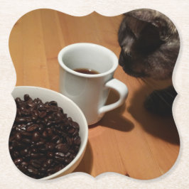 NY Editor Cat Underlägg by RoseWrites Papper