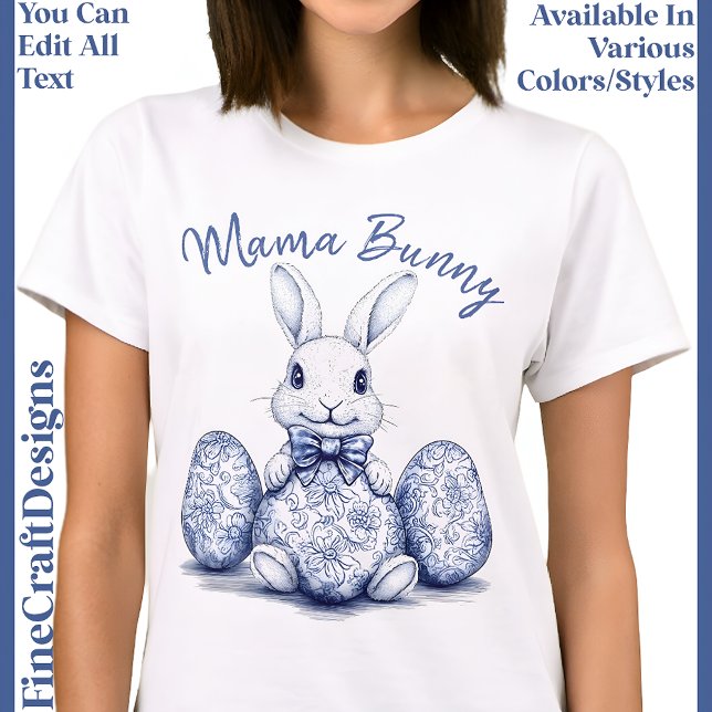 Ny eller förväntad Blommigt Mamma Bunny 02 Påsk T- T Shirt (Skapare uppladdad)