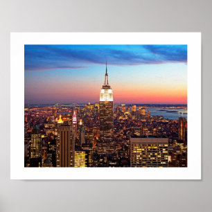 NY Empire state bygger Poster
