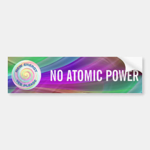 NY ENERGI - JA SNÄLLA/INGEN ATOMISK KRAFT BILDEKAL