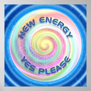 NY ENERGI - JA SNÄLLA - vatten Poster