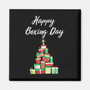 Ny era - Boxing Day med Lycklig med jul Magnet