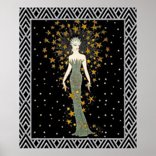 Ny ERTE-design (stjärnor) Poster
