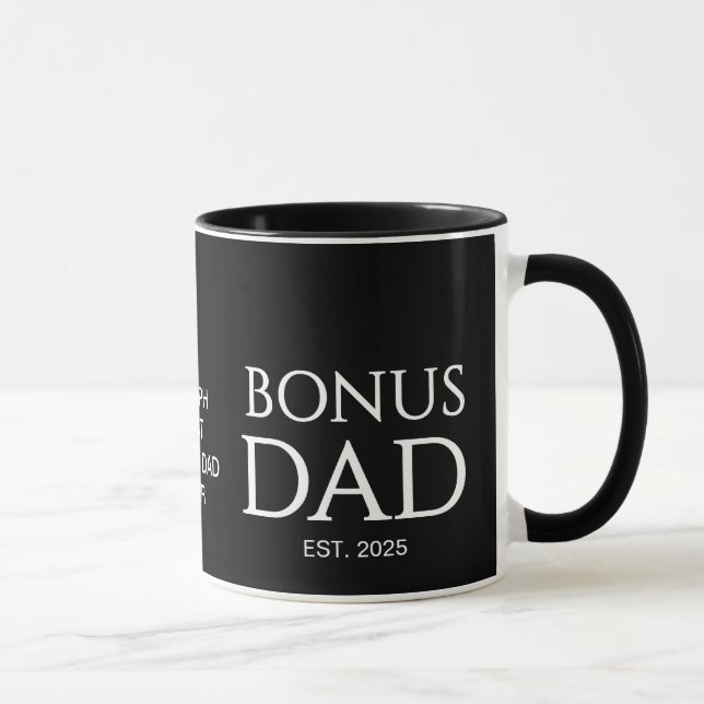 Ny FADERSDAG Gåva till Pappa BONUS Pappa Grundad Mugg (Höger)