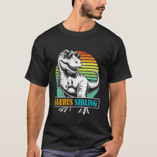 Ny familjemedlem Saurus syskon Ny bebis Roligt Br T Shirt