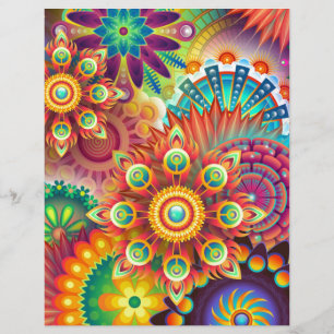 Ny färgstark Abstrakt BackGround