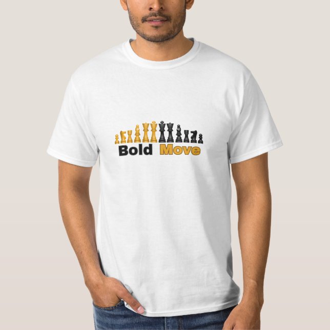 NY! Fet flytt - schack T-Shirt (Framsida)