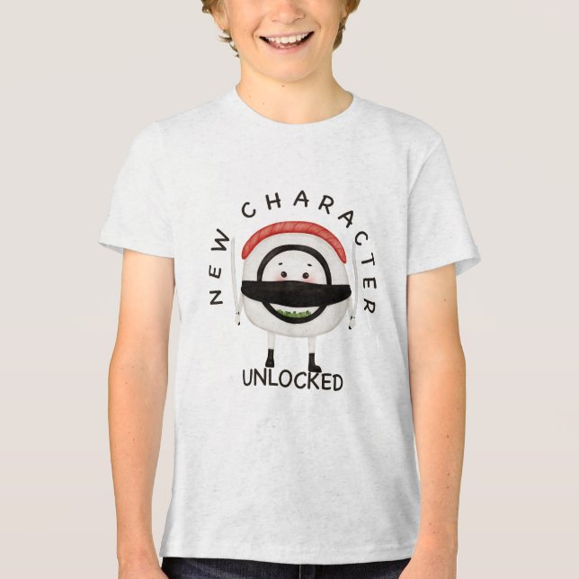 Ny figur upplåst Sushi Kids T-Shirt (Framsida)