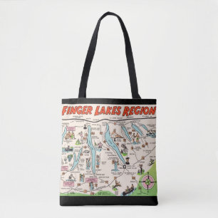 NY Finger Lakes axelbag Tygkasse