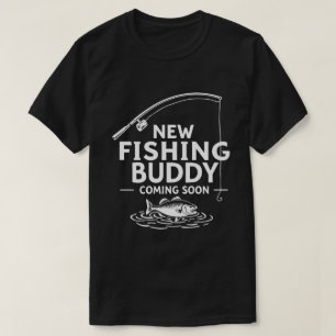 Ny Fiskevän Kommer Snart – Söt Graviditet T Shirt