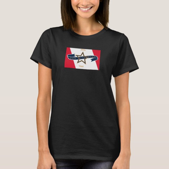 Ny flagga för Montgomery, Alabama T Shirt (Framsida)