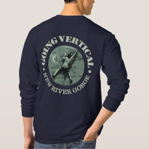 Ny flodklyfta (den gående lodrät) t-shirt