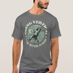 Ny flodklyfta (den gående lodrät) tee shirt