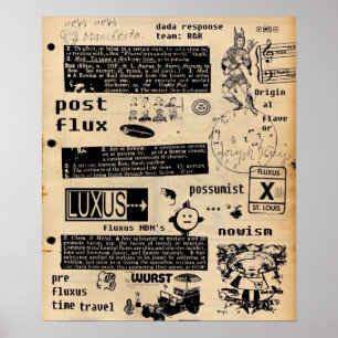 Ny Fluxus Manifesto Poster