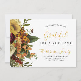 Ny flytta för helgdag i hemmet meddelande